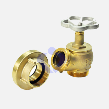 Threaded brass water valve