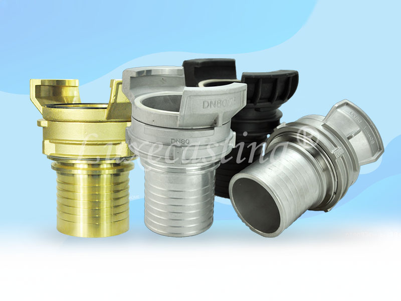 Hose end with collar